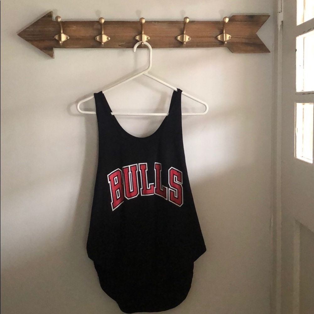 NBA Chicago Bulls Black Tank Top